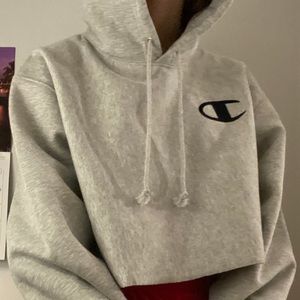 Champion cropped hoodie
